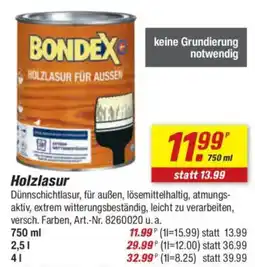 toom Baumarkt BONDEX Holzlasur Angebot