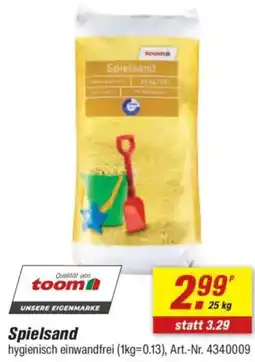 toom Baumarkt toom Spielsand Angebot