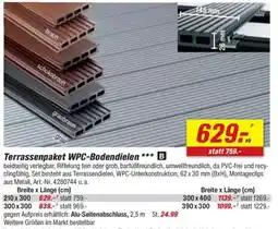toom Baumarkt Terrassenpaket WPC-Bodendielen Angebot