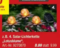 toom Baumarkt Solar-Lichterkette Angebot