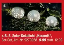 toom Baumarkt Solar-Dekolicht „Keramik" Angebot