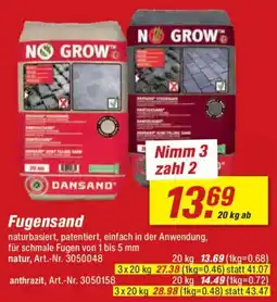 toom Baumarkt Fugensand Angebot