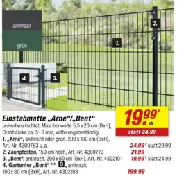 toom Baumarkt Einstabmatte „Arne“/„,Bent" Angebot