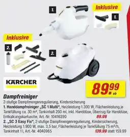 toom Baumarkt KÄRCHER Dampfreiniger Angebot
