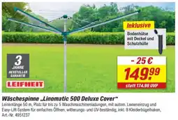toom Baumarkt Wäschespinne,,Linomatic 500 Deluxe Cover" Angebot