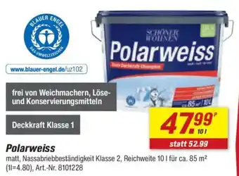 toom Baumarkt SCHÖNER WOHNEN Polarweiss Angebot