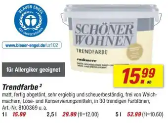 toom Baumarkt SCHÖNER WOHNEN Trendfarbe Angebot