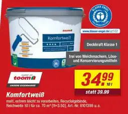 toom Baumarkt toom Komfortweiẞ Angebot