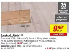 toom Baumarkt Laminat „Pinie" Angebot
