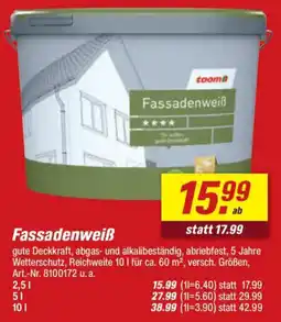 toom Baumarkt toom Fassadenweiẞ Angebot