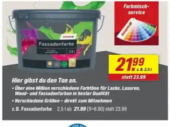toom Baumarkt toom Fassadenfarbe Angebot