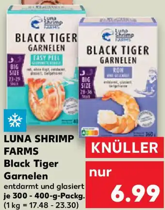 Kaufland LUNA SHRIMP FARMS Black Tiger Garnelen Angebot