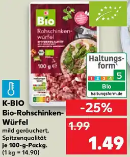 Kaufland K-BIO Bio-Rohschinken Würfel Angebot