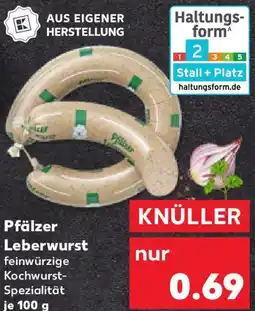 Kaufland Pfälzer Leberwurst Angebot
