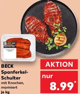 Kaufland BECK Spanferkel Schulter Angebot
