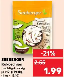 Kaufland SEEBERGER Kokoschips Angebot