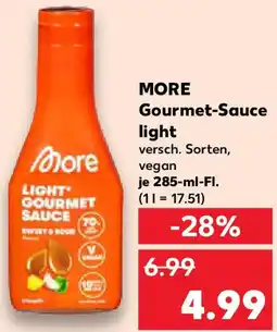 Kaufland MORE Gourmet-Sauce light Angebot