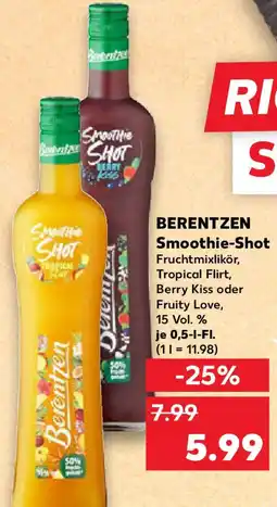 Kaufland BERENTZEN Smoothie-Shot Angebot