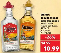 Kaufland SIERRA Tequila Blanco oder Reposado Angebot