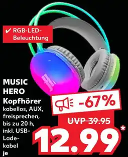 Kaufland MUSIC HERO Kopfhörer Angebot