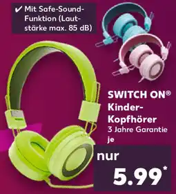 Kaufland SWITCH ON Kinder Kopfhörer Angebot