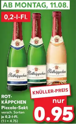 Kaufland ROTKÄPPCHEN Piccolo-Sekt Angebot