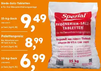 Globus Baumarkt Siede-Salz-Tabletten Angebot