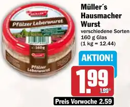 AEZ Müller's Hausmacher Wurst Angebot