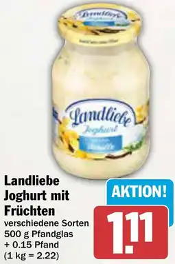AEZ Landliebe Joghurt mit Früchten Angebot