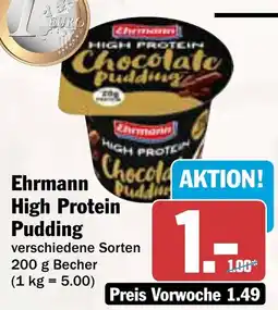 AEZ Ehrmann High Protein Pudding Angebot