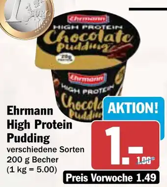 AEZ Ehrmann High Protein Pudding Angebot