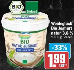 AEZ Weideglück Bio Joghurt natur 3,8 % Angebot