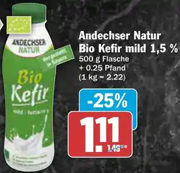 AEZ Andechser Natur Bio Kefir mild 1,5 % Angebot