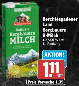 AEZ Berchtesgadener Land Bergbauern H-Milch Angebot