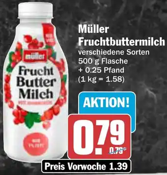 AEZ Müller Fruchtbuttermilch Angebot