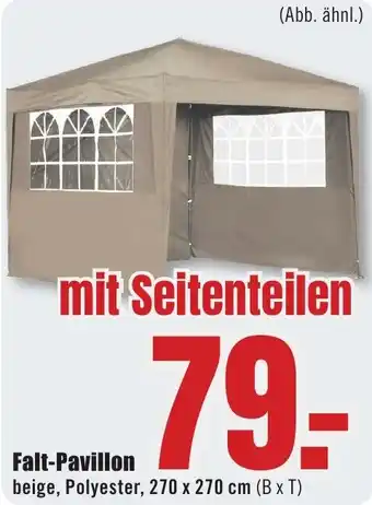 B1 Discount Baumarkt Falt-Pavillon Angebot