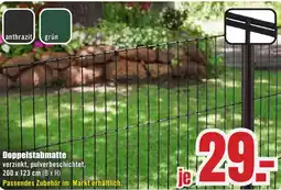B1 Discount Baumarkt Doppelstabmatte Angebot