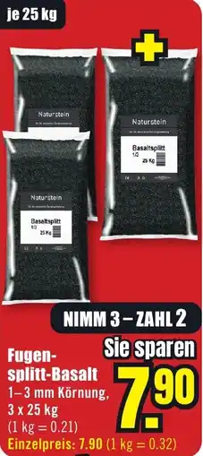 B1 Discount Baumarkt Fugensplitt-Basalt Angebot