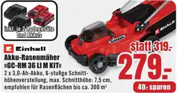 B1 Discount Baumarkt Einhell Akku-Rasenmäher GC-RM 36 LI M KIT Angebot