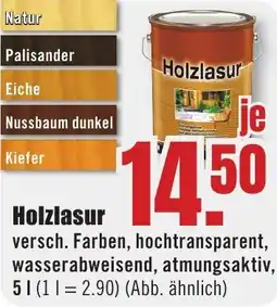 B1 Discount Baumarkt Holzlasur Angebot