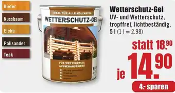 B1 Discount Baumarkt Wetterschutz-Gel Angebot