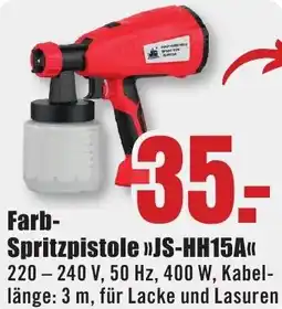 B1 Discount Baumarkt Farb Spritzpistole JS-HH15A Angebot