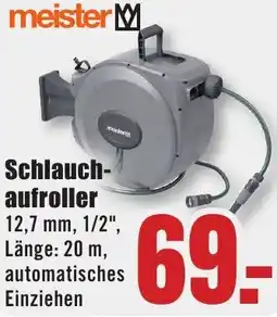 B1 Discount Baumarkt Meister Schlauchaufroller Angebot