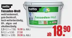 B1 Discount Baumarkt Netto Fassaden-Weiß Angebot