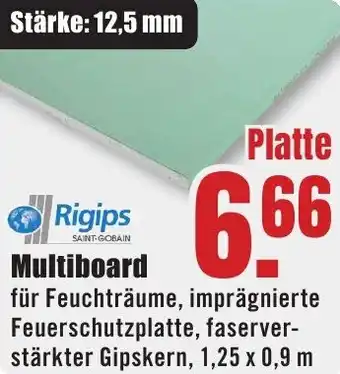 B1 Discount Baumarkt Rigips Multiboard Angebot