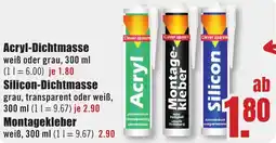B1 Discount Baumarkt Acryl-Dichtmasse Angebot