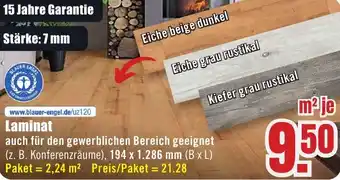 B1 Discount Baumarkt Laminat Angebot
