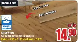 B1 Discount Baumarkt Klick-Vinyl Angebot