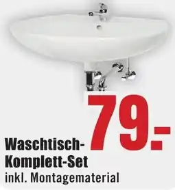B1 Discount Baumarkt Waschtisch Komplett-Set Angebot