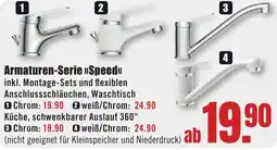 B1 Discount Baumarkt Armaturen-Serie Speed Angebot
